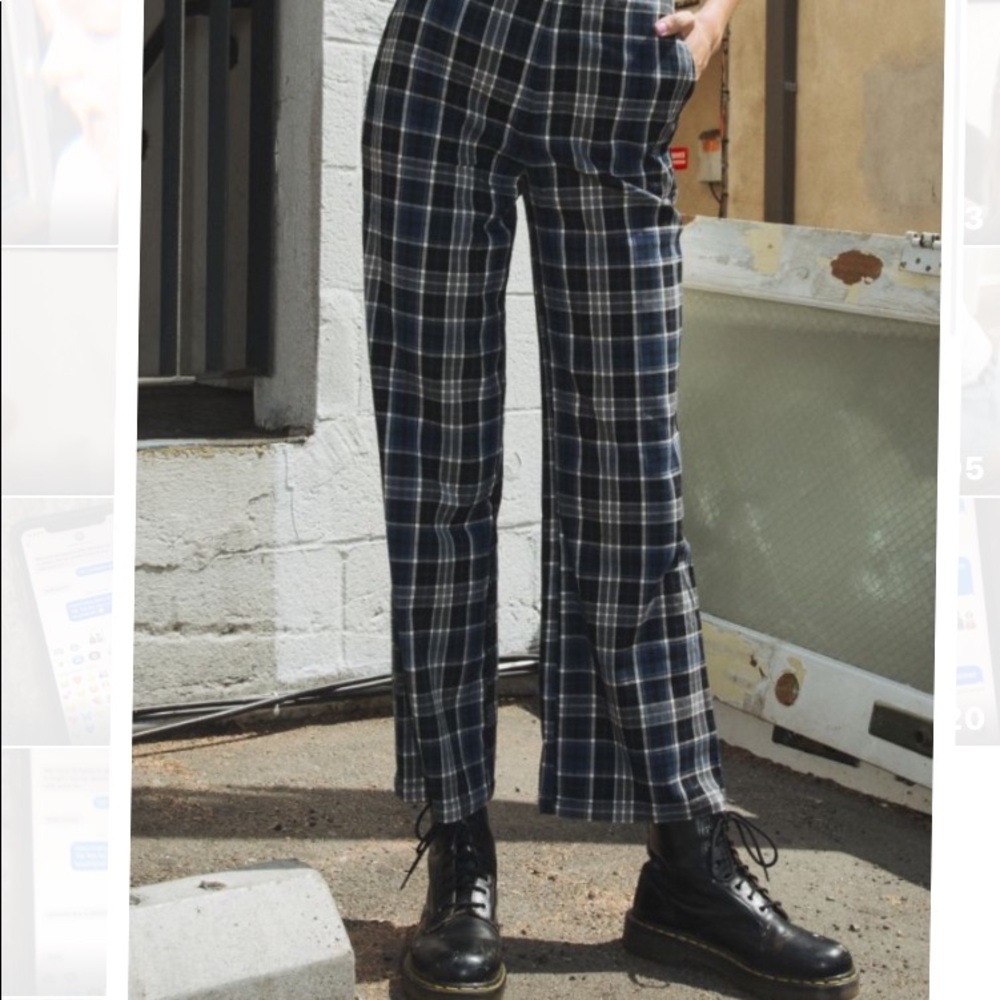 Brandy Melville plaid pants